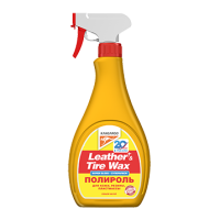 Полироль панели универсальный (кож.,рез.,пласт) (500ml) Leather&Tire Wax KANGAROO /кор.12шт/